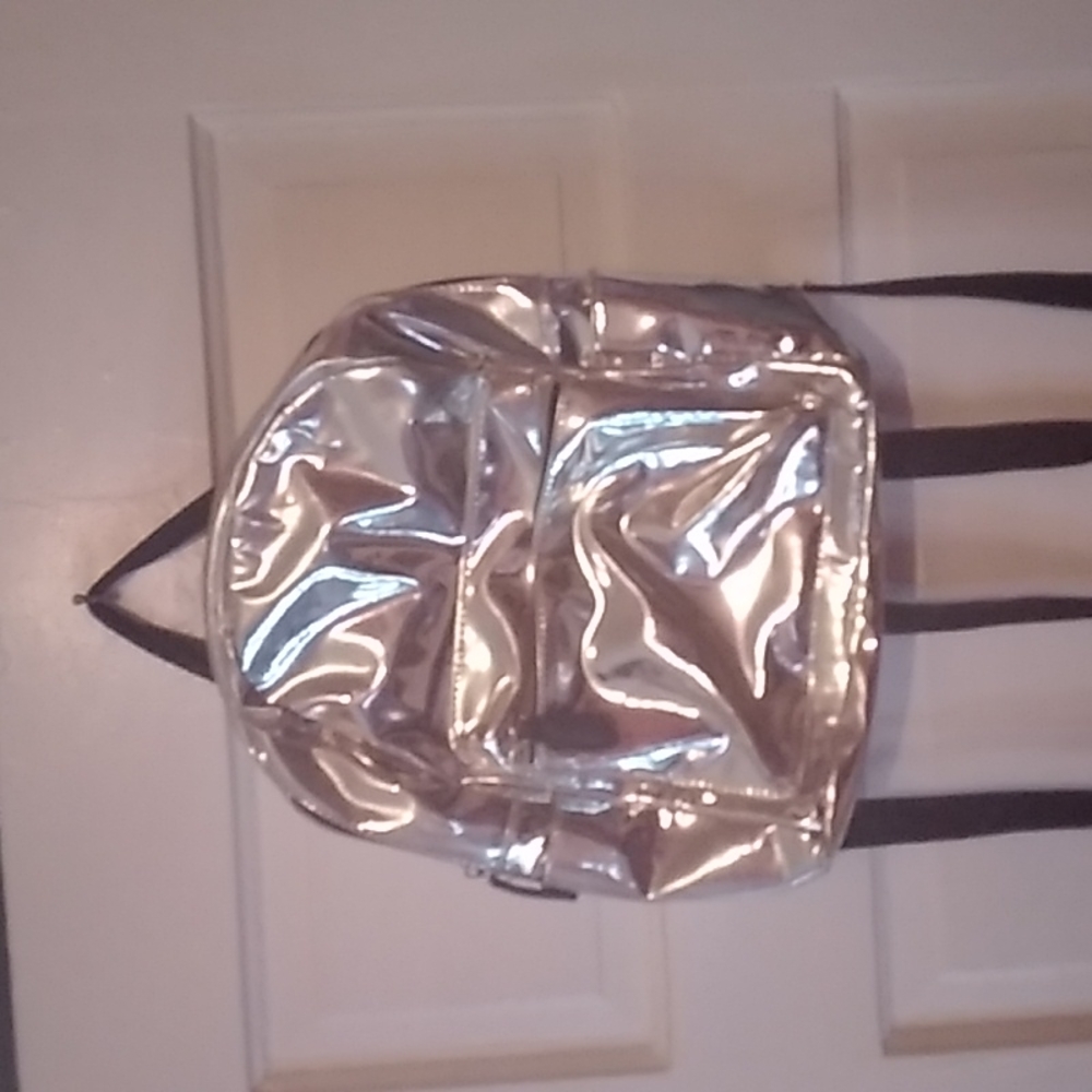 SILVER HOLOGRAM BOOKBAG
